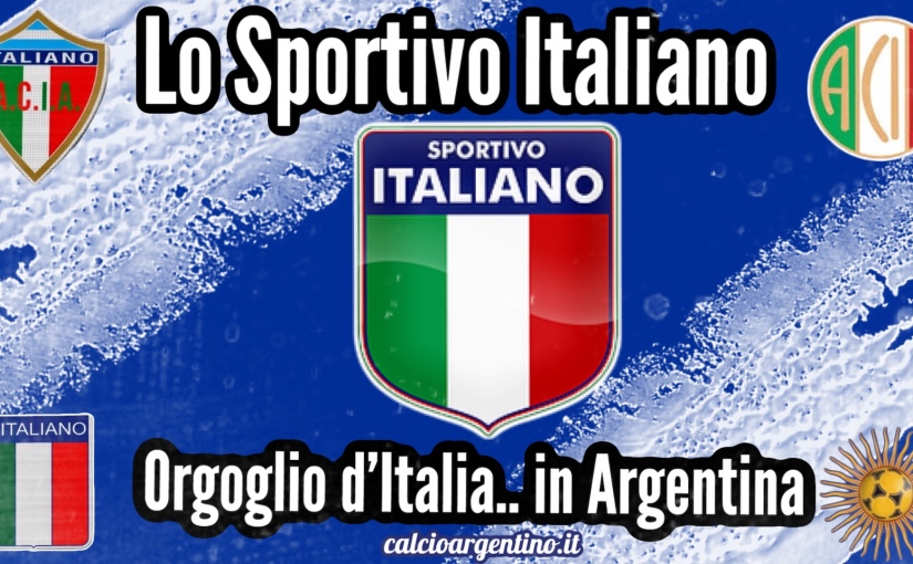 Sportivo Italiano, orgullo de Italia.. en Argentina
