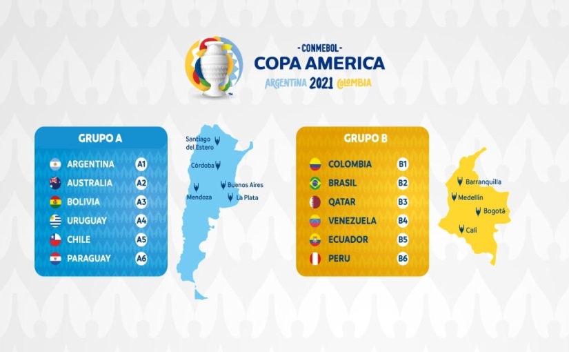 Nuovo calendario (e regole) per la Copa America 2021
